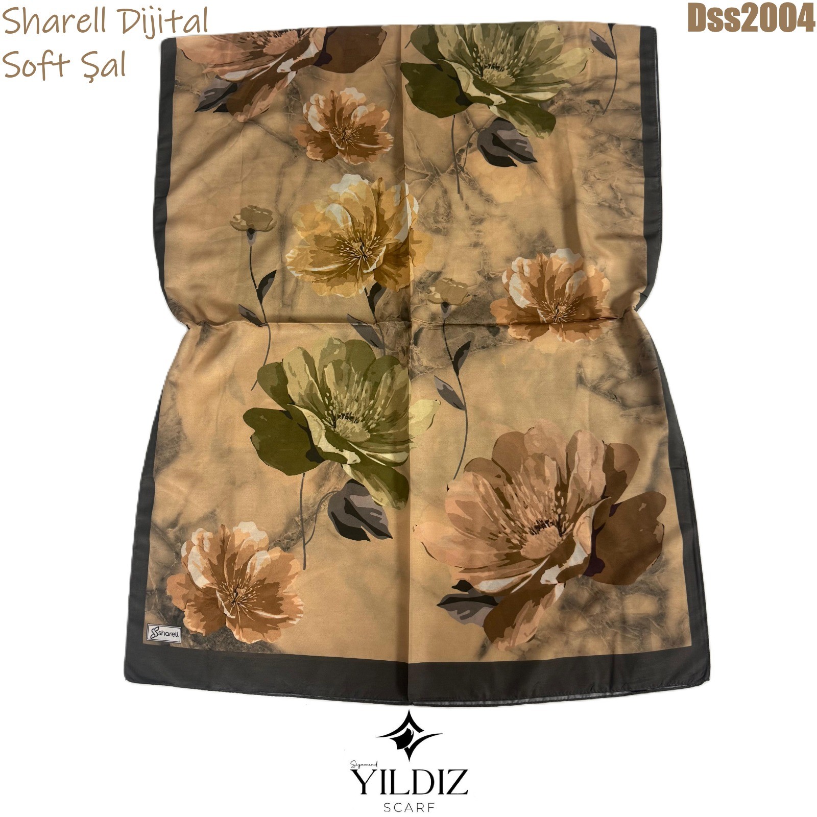 N-292 Sharell Dijital Soft Şal