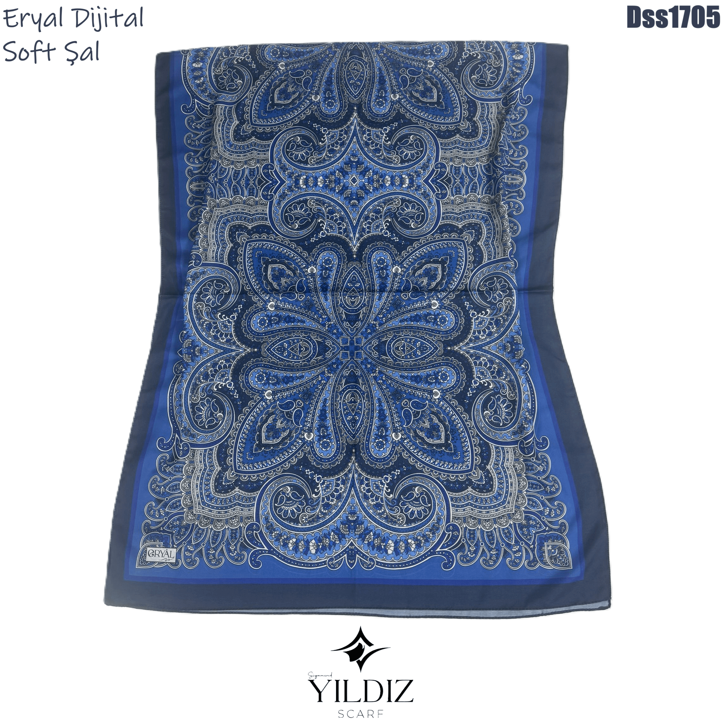 N-248 Eryal Dijital Soft Şal