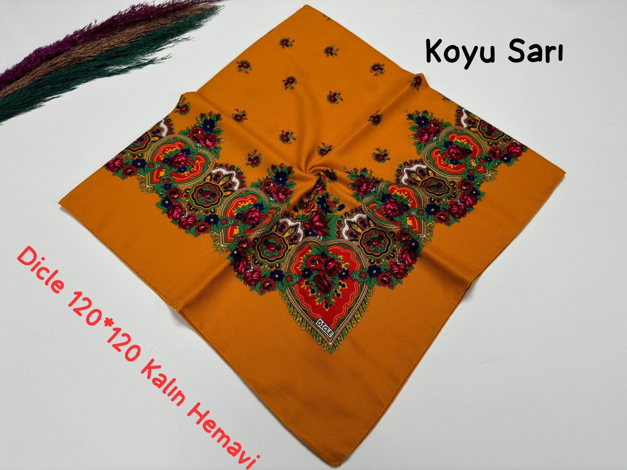 Dicle 120 cm Hemavi - Koyu Sarı