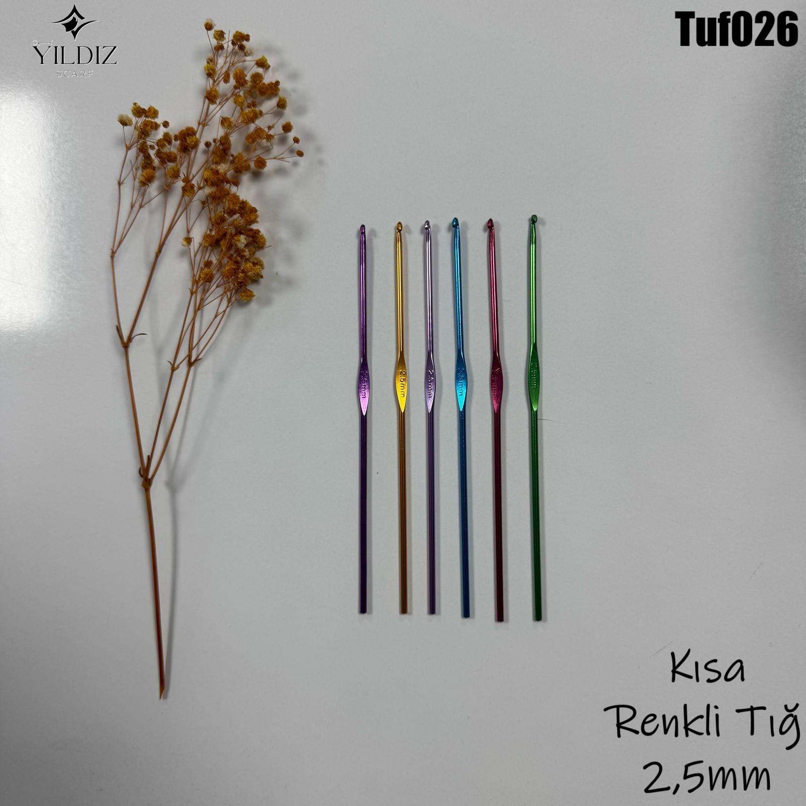 TH-26 Kısa Renkli Tığ 2.5mm