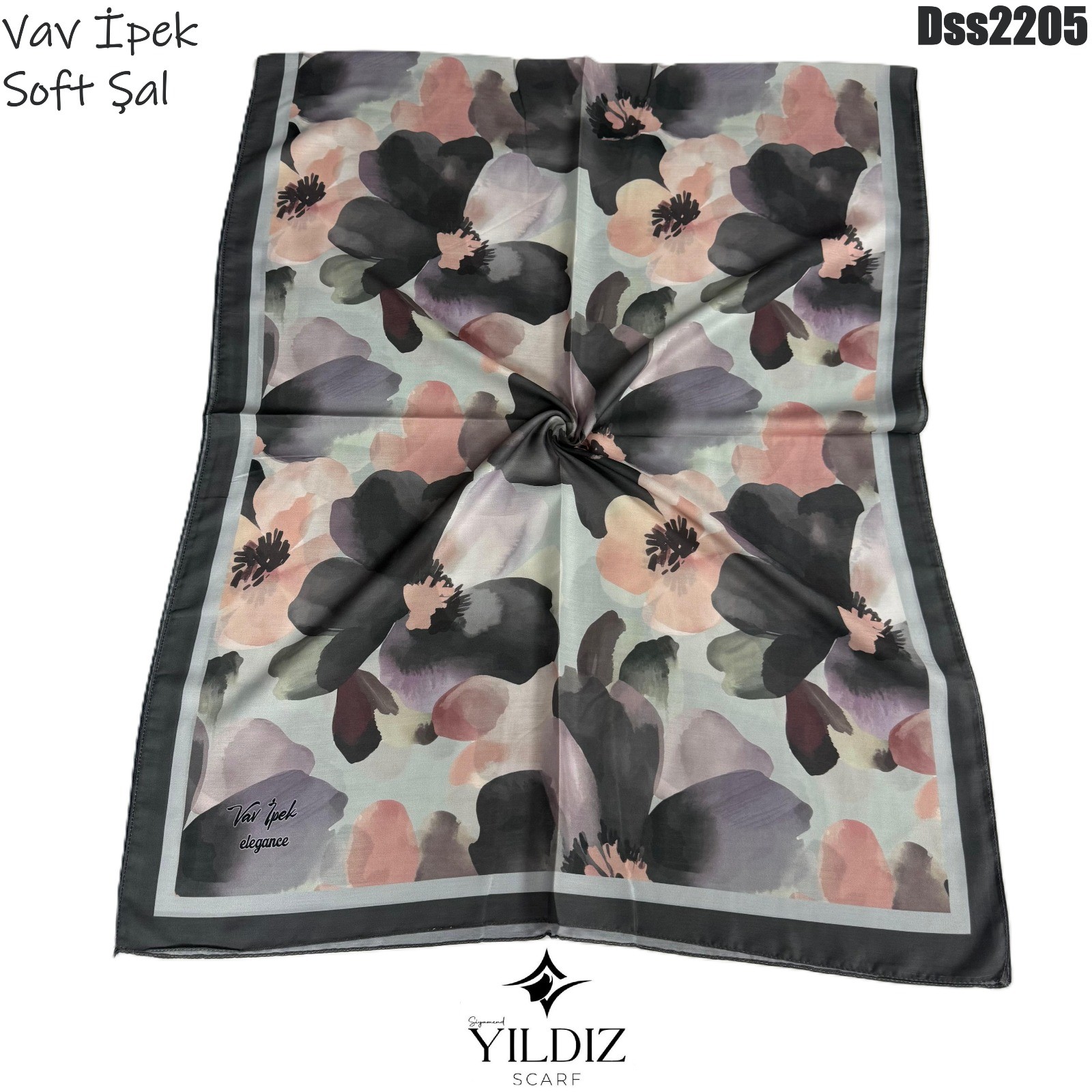 Vav İpek Dijital Soft Şal - DSS22 - 5