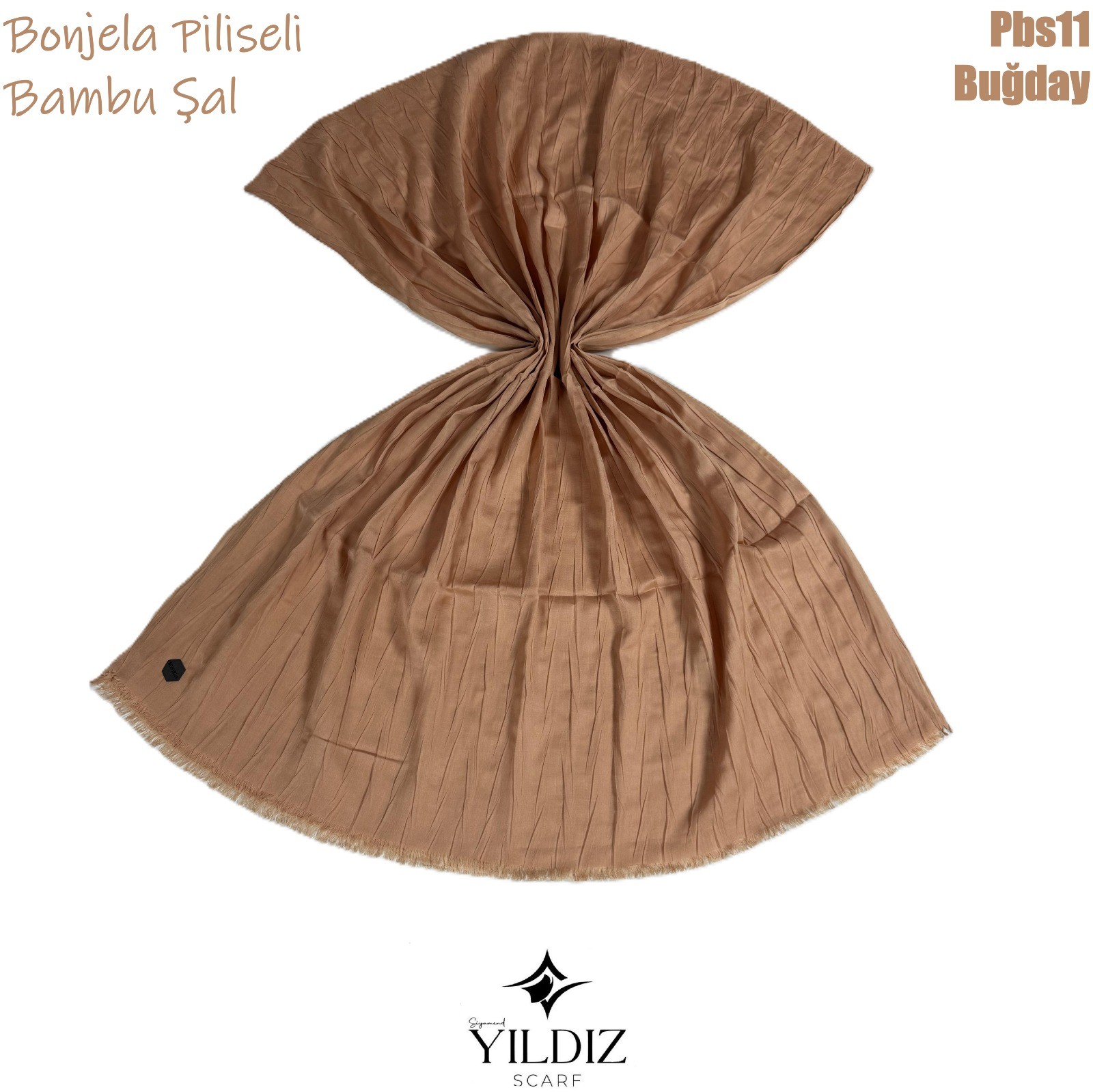 PB-11 Piliseli Bambu Şal- Buğday
