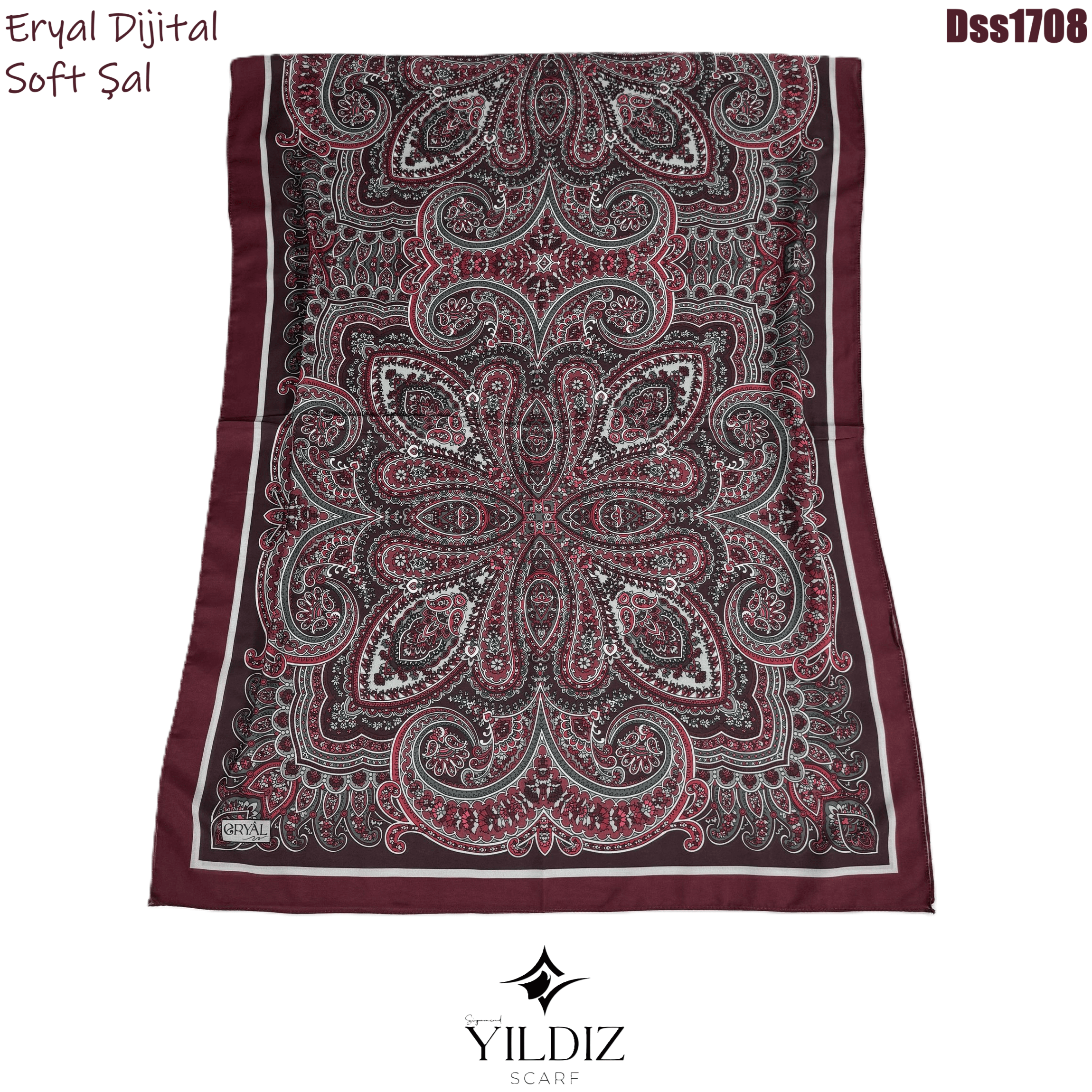 N-251 Eryal Dijital Soft Şal