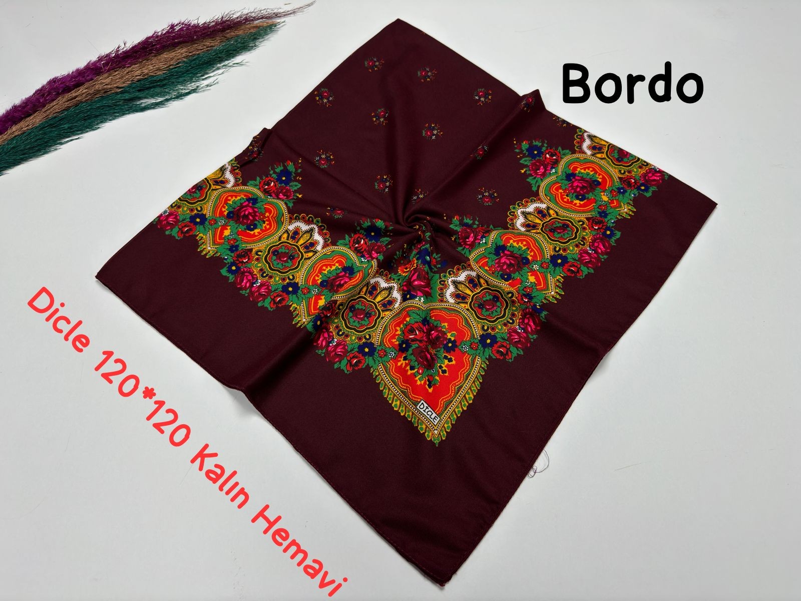 Dicle 120 cm Hemavi - Bordo