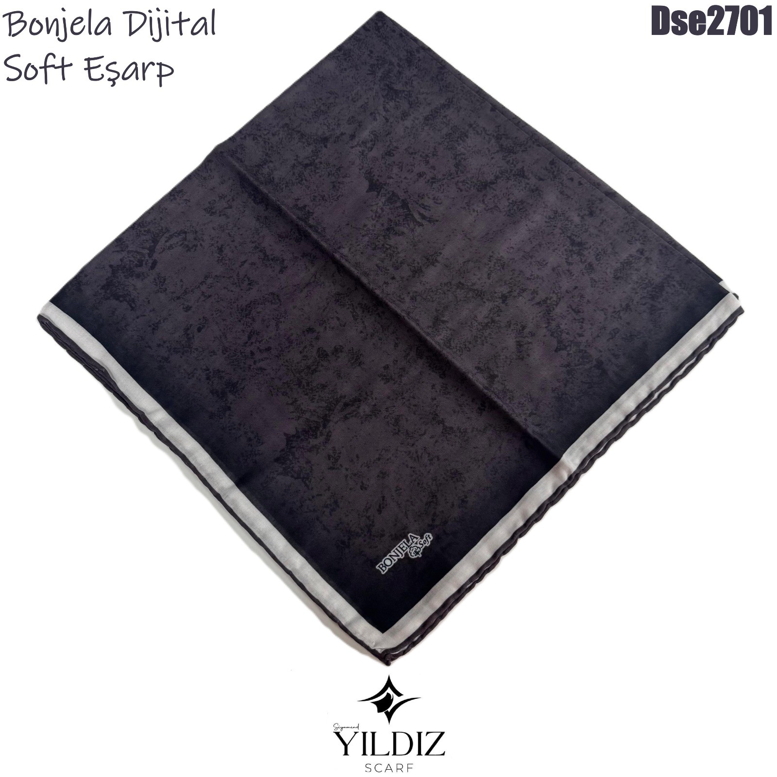 K-566 Bonjela Dijital Soft Eşarp