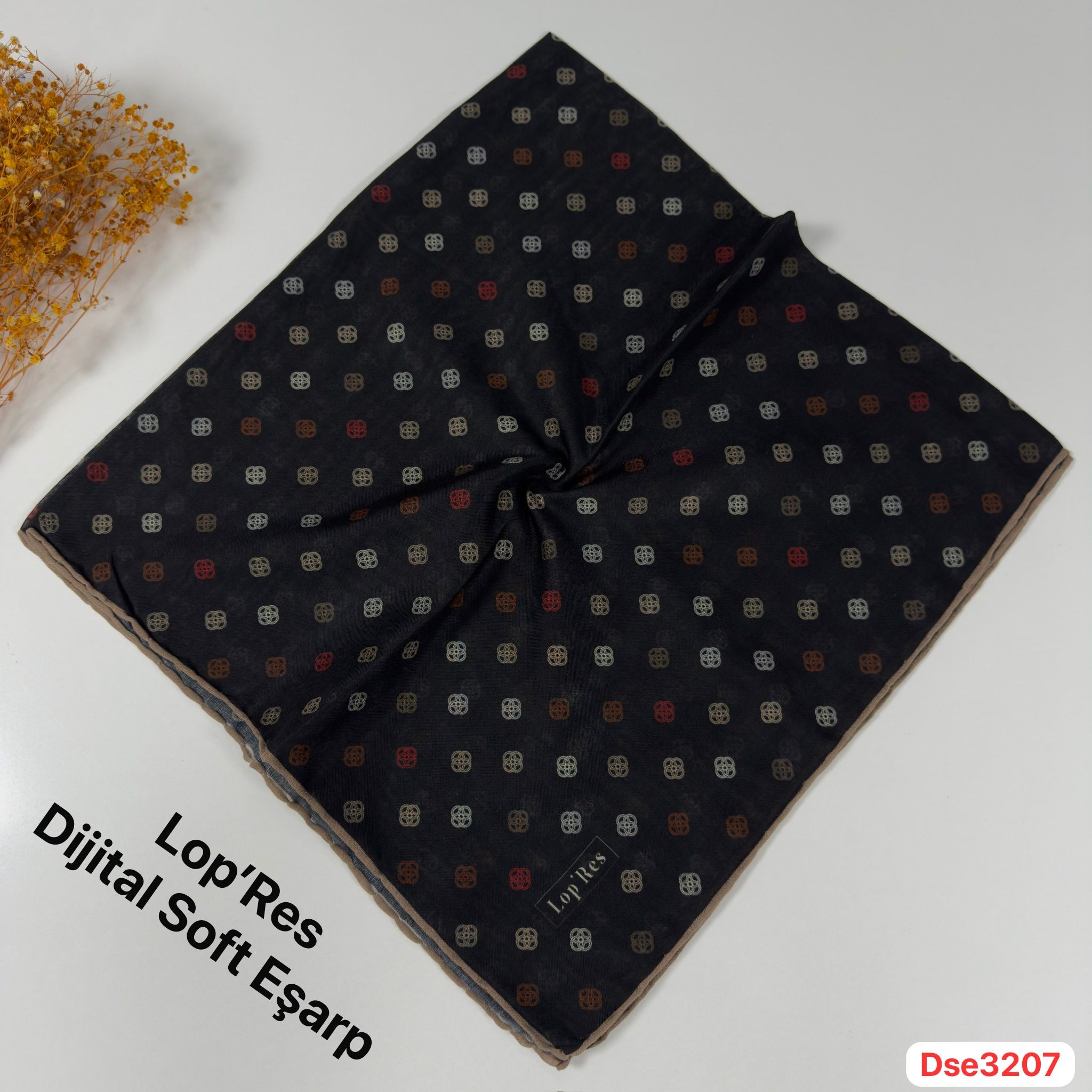Lopres El Dikişli Soft Eşarp DSE32 - 7