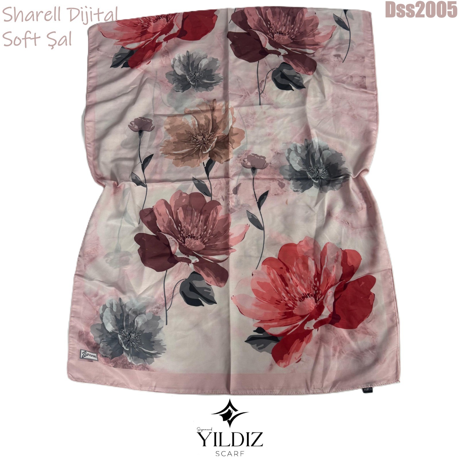N-293 Sharell Dijital Soft Şal