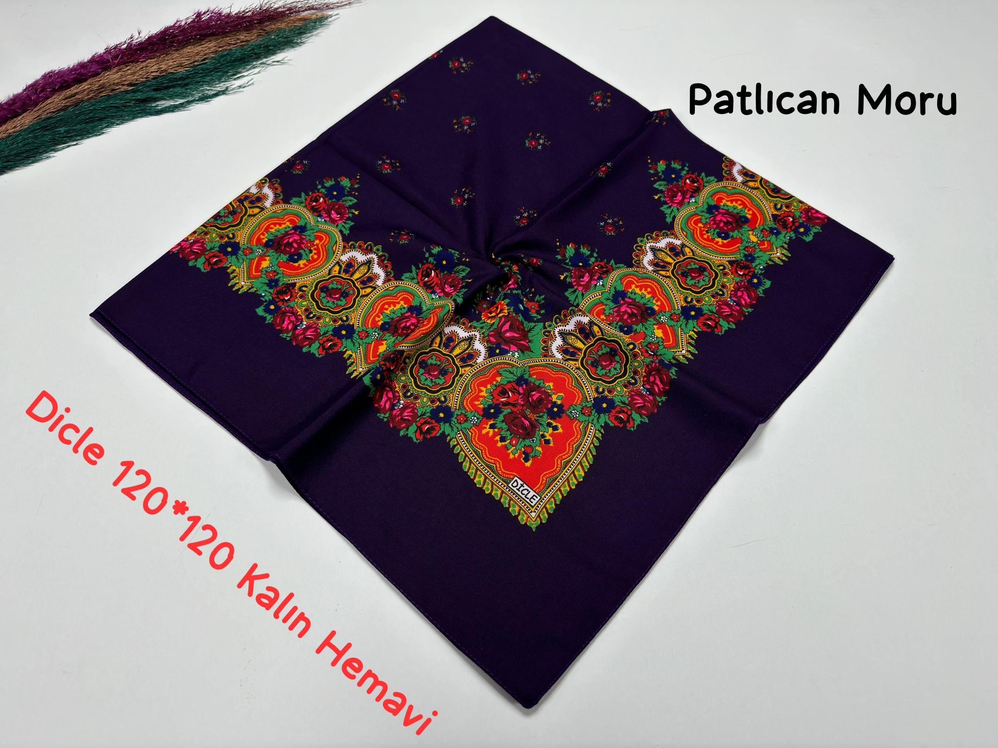 Dicle 120 cm Hemavi - Patlıcan Moru