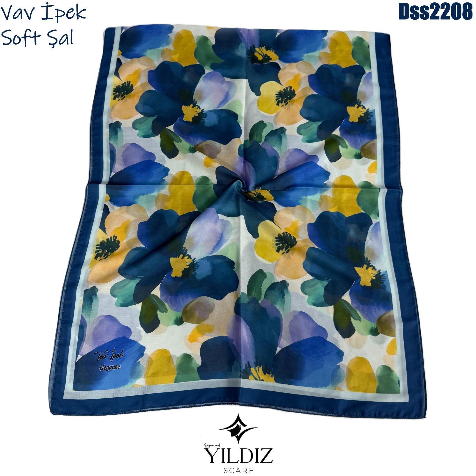 Vav İpek Dijital Soft Şal - DSS22 - 8