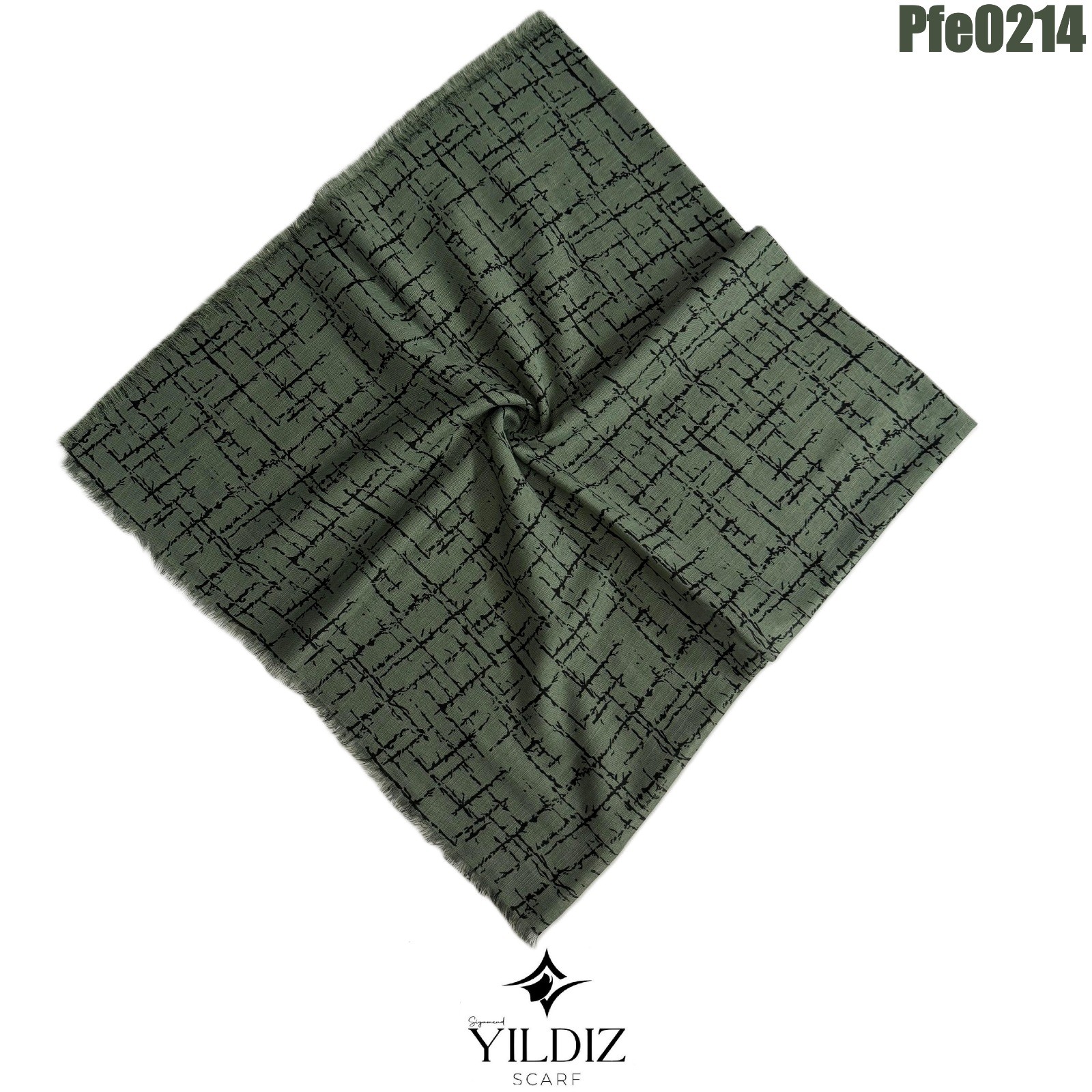 Kampanyalı Desenli Eşarp PFE02 - 14