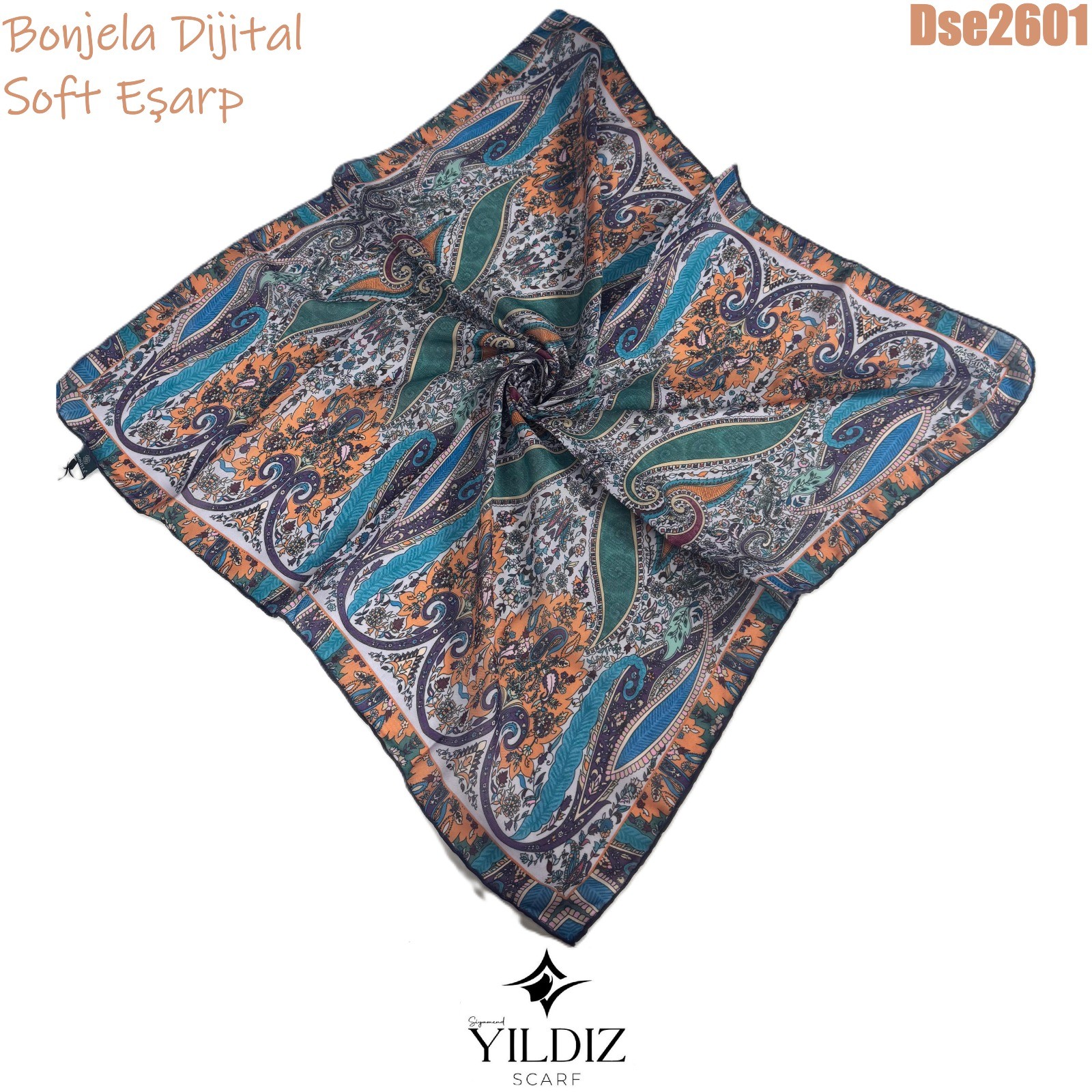 K-565 Bonjela Dijital Soft Eşarp