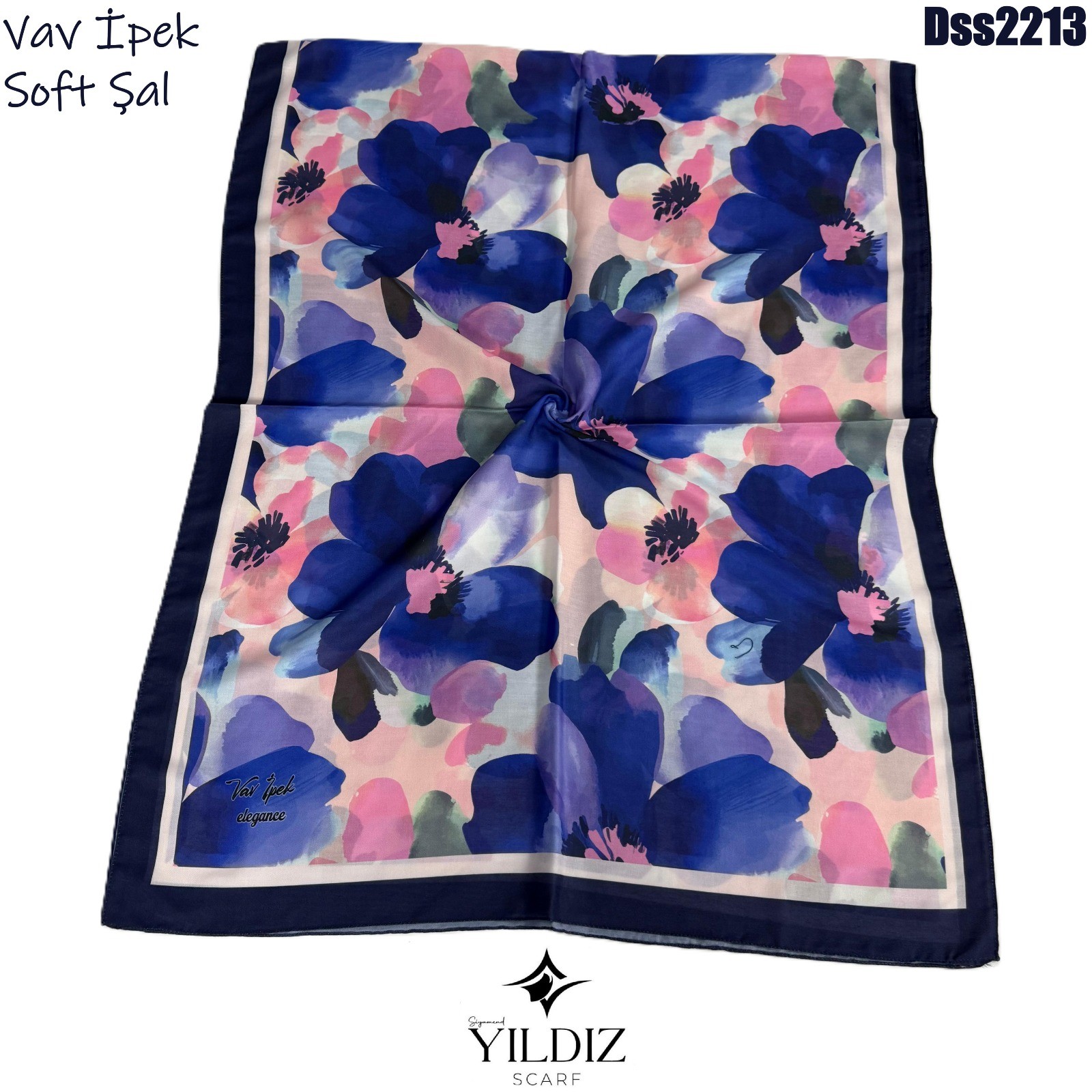 Vav İpek Dijital Soft Şal - DSS22 - 13