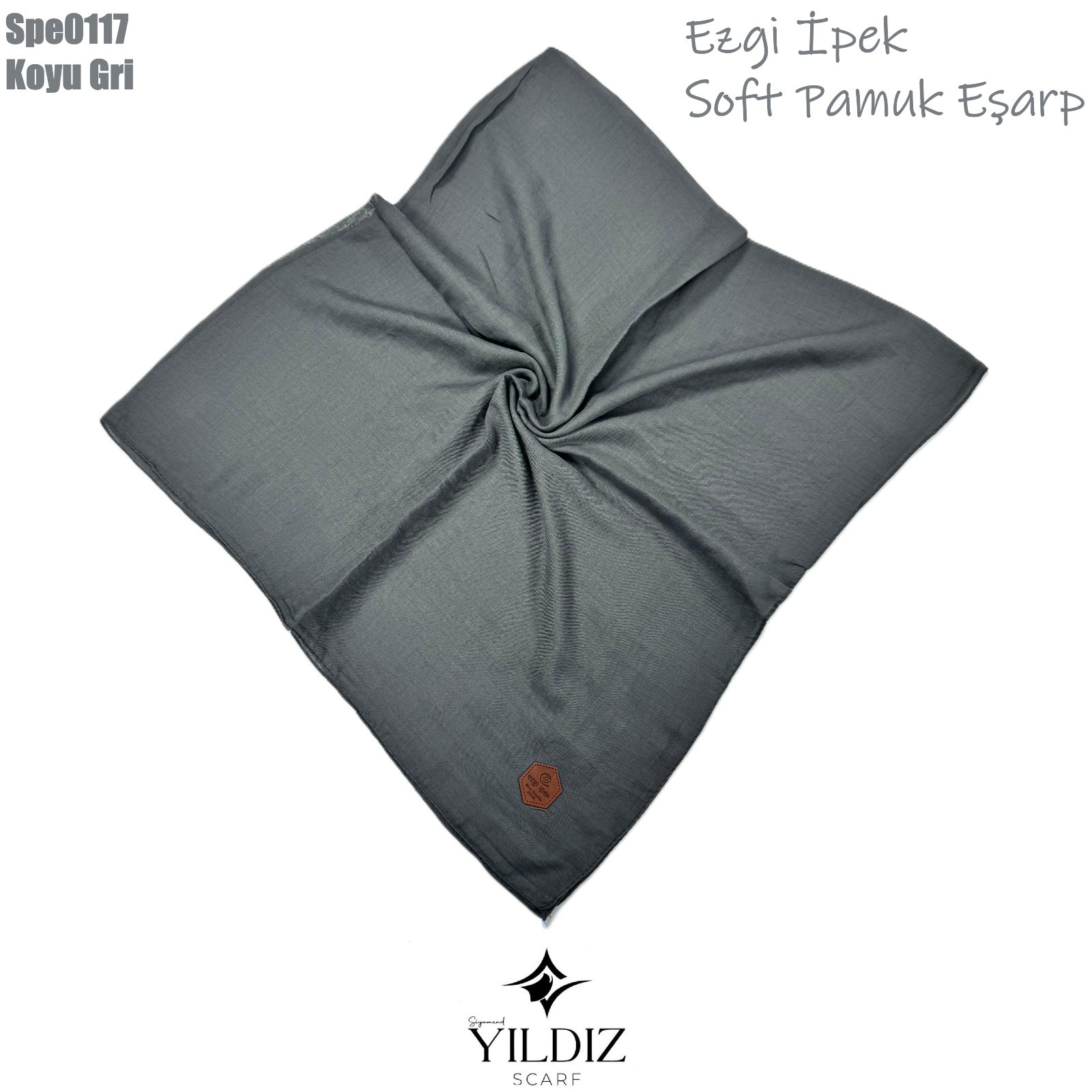 T-17 Ezgi İpek Soft Pamuk Eşarp