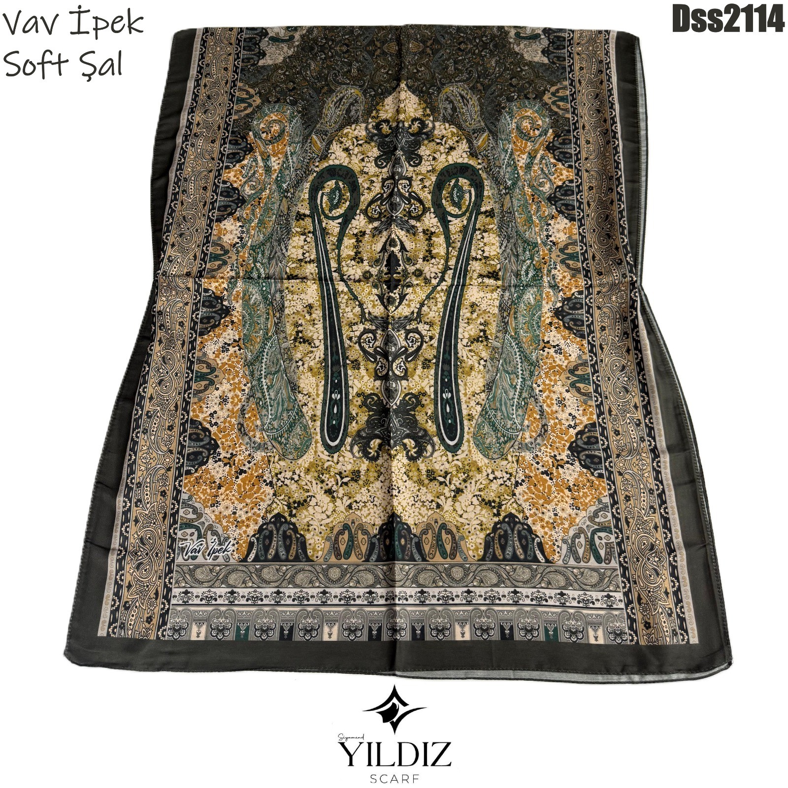 Vav İpek Dijital Soft Şal DSS21 - 14
