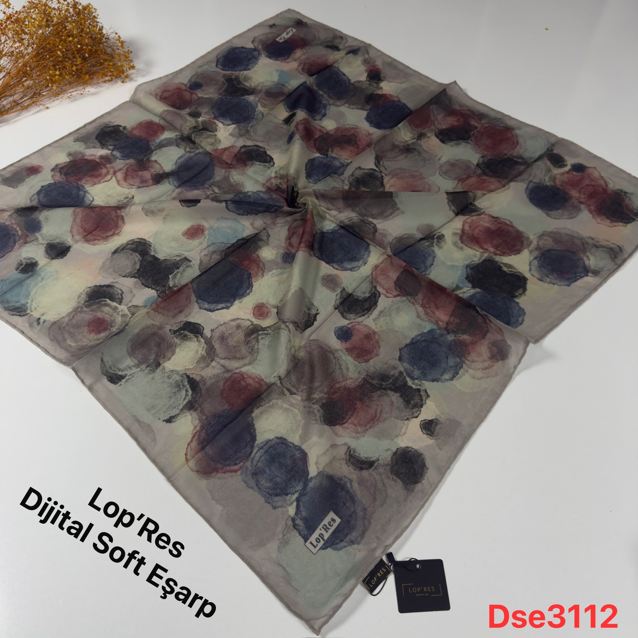 Lopres El Dikişli Soft Eşarp DSE31 - 12