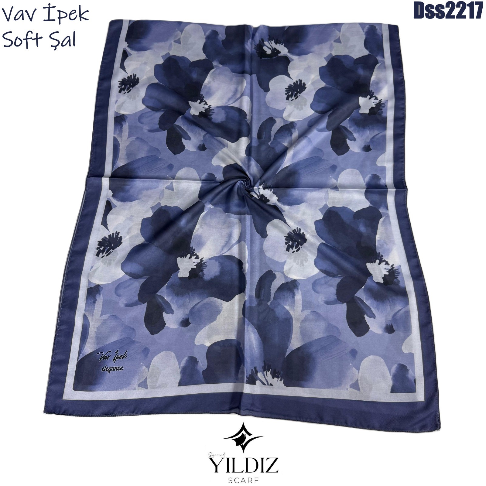 Vav İpek Dijital Soft Şal - DSS22 - 17