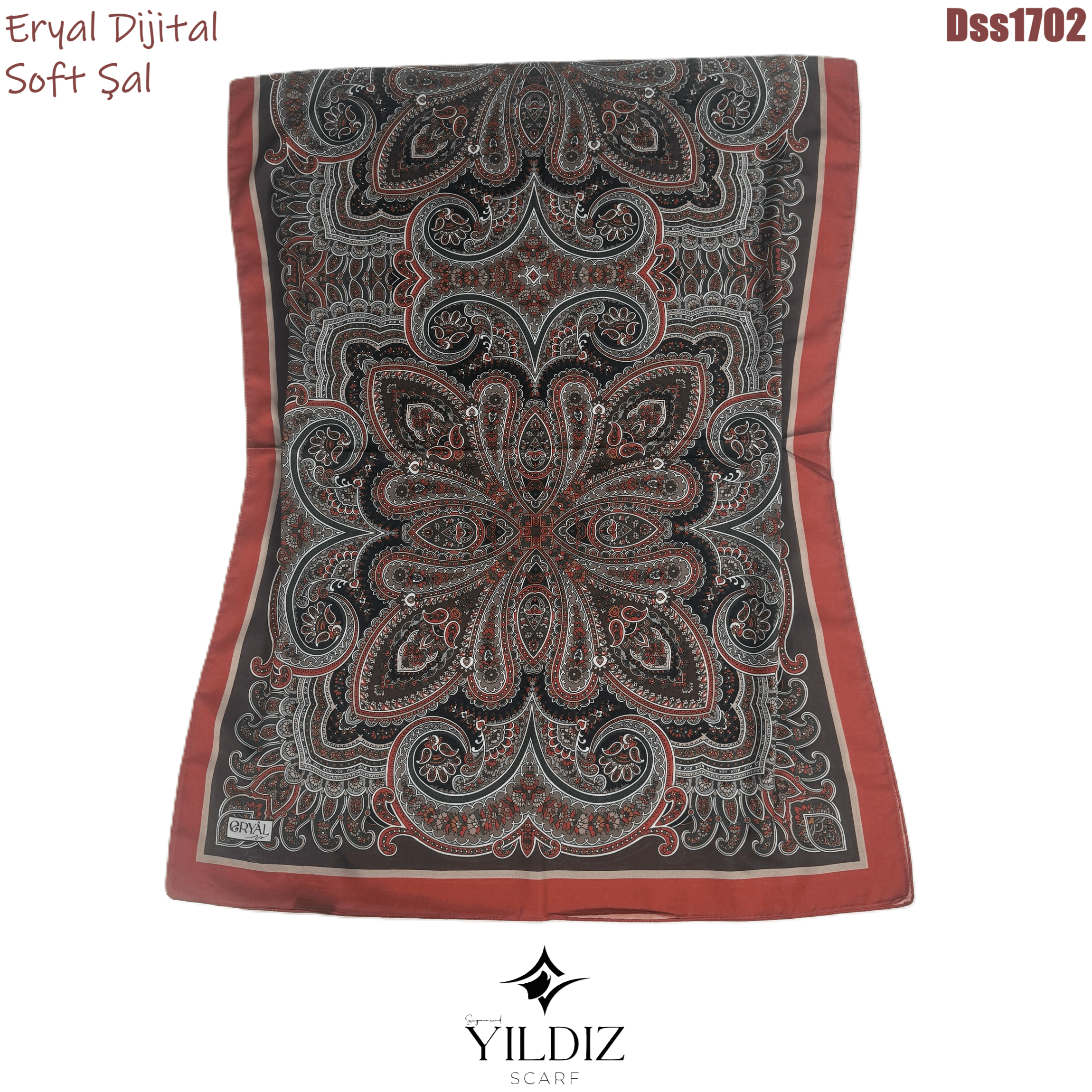 N-245 Eryal Dijital Soft Şal
