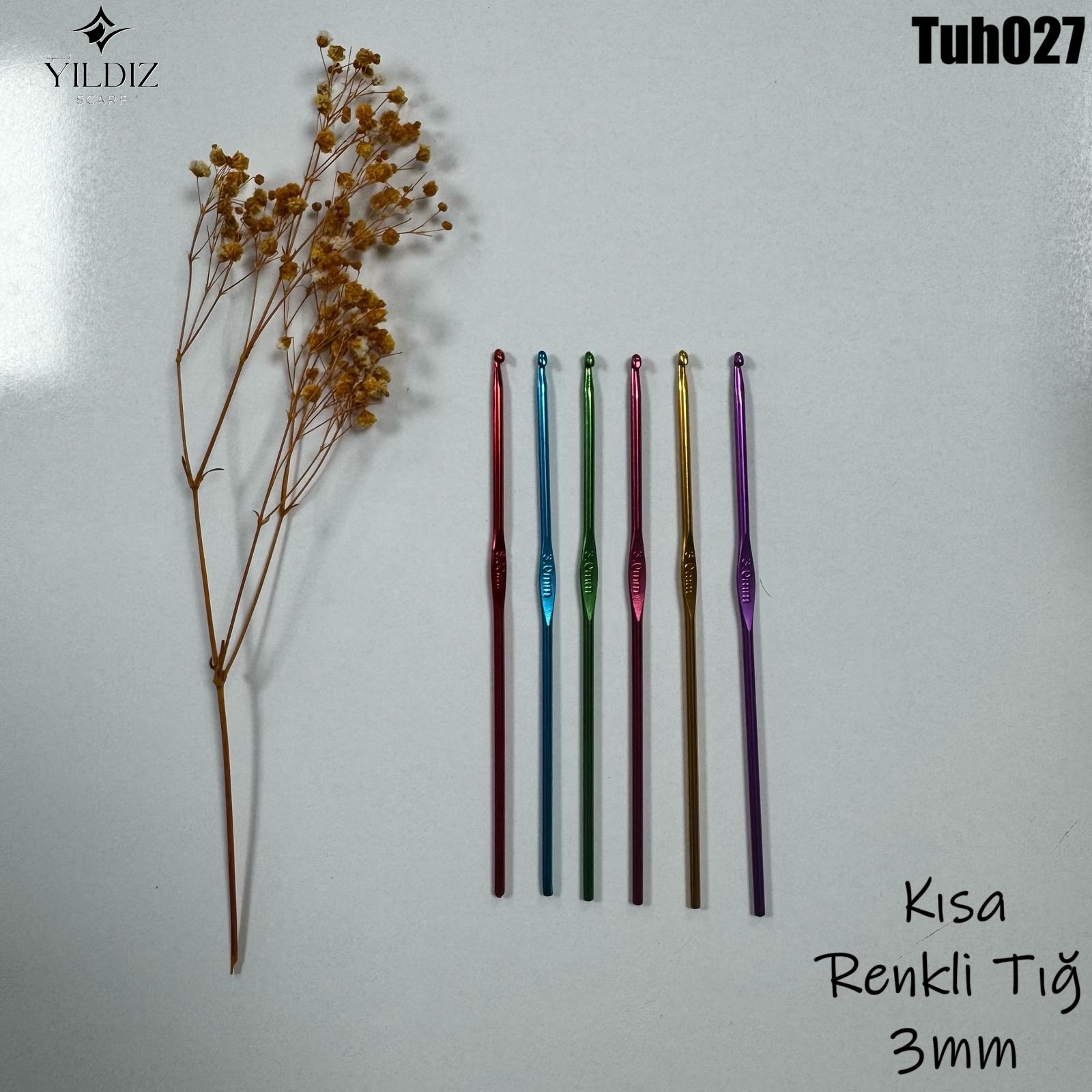 TH-27 Kısa Renkli Tığ 3.0mm
