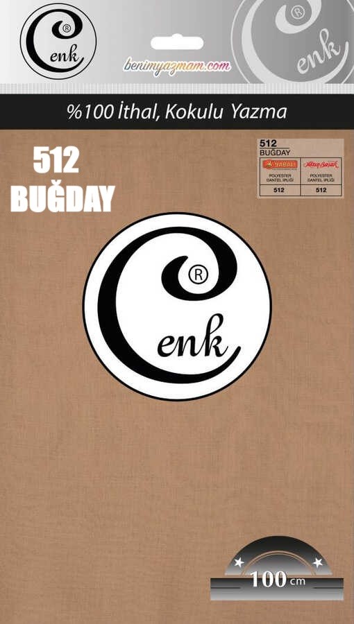 100cm Cenk Düz Yazma- Buğday (512)