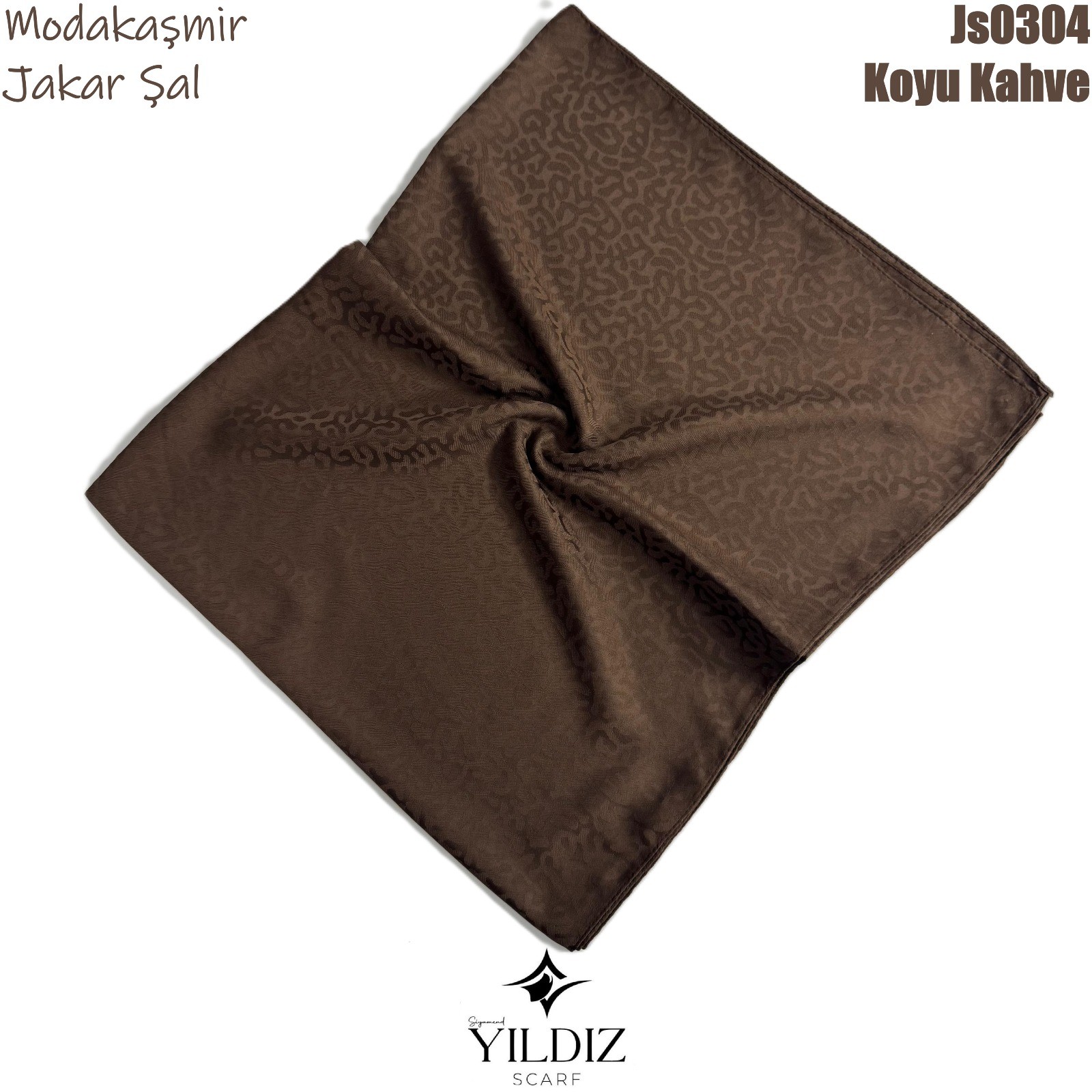 AD-43 Modakaşmir Jakar Şal- Koyu Kahve