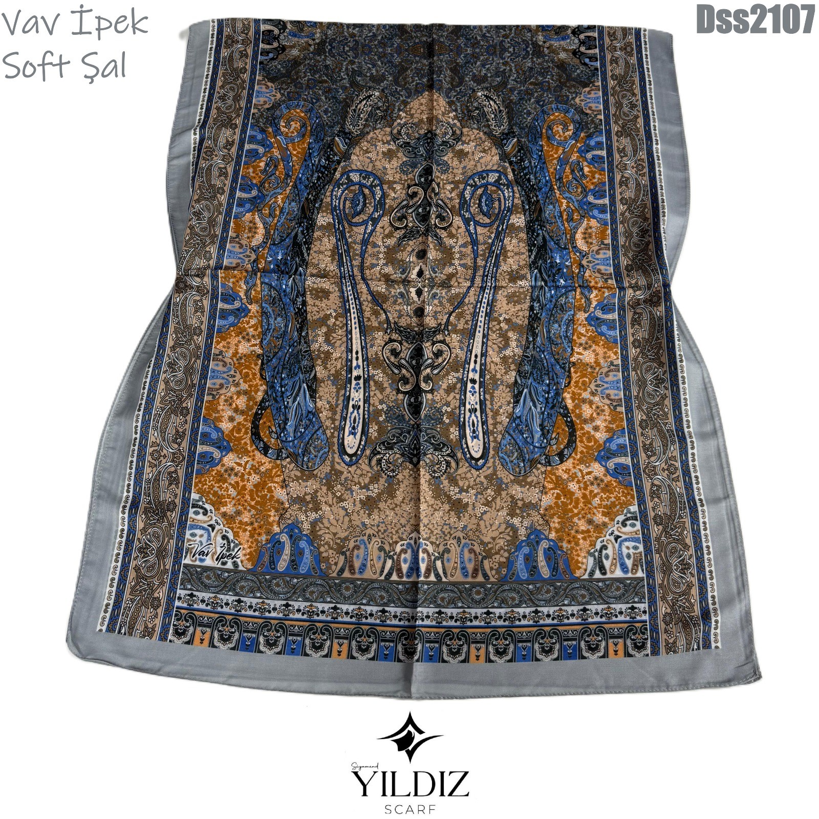 Vav İpek Dijital Soft Şal DSS21 - 7