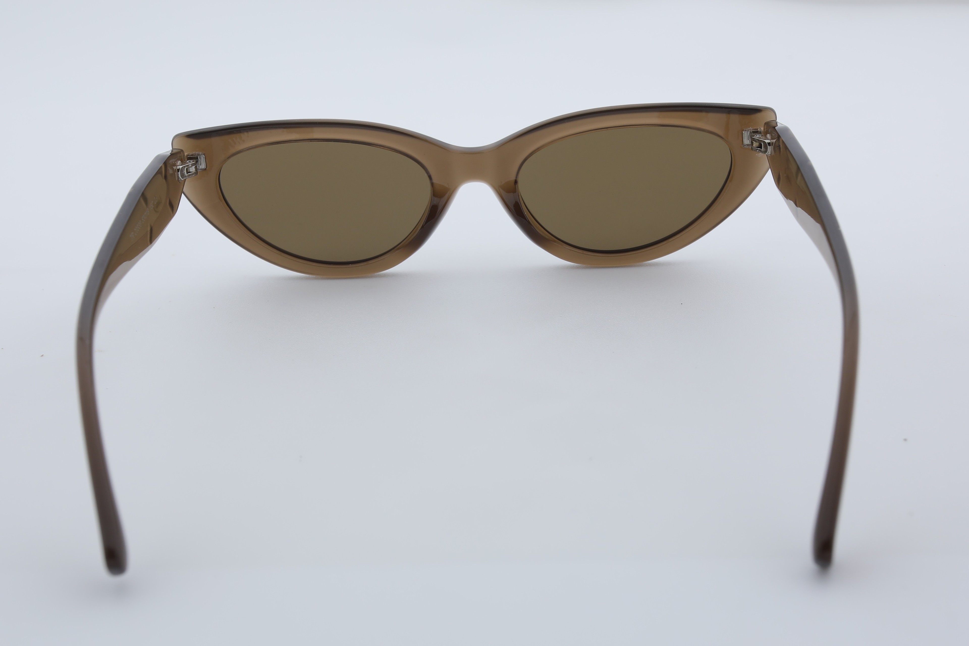 Uzayy Eyewear  Luna Serisi Kahverengi Cat-Eye Kadın Güneş Gözlüğü UV400 – TR90 - Polarized 