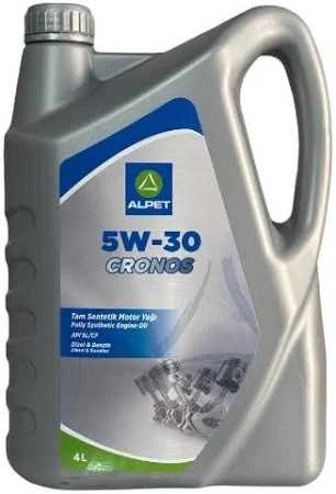 Alpet Cronos 5W-30 Partiküllü Motor Yağı 4 Lt