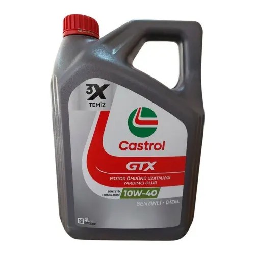 CASTROL GTX 10w40 4 LİTRE PARTİKÜLLÜ