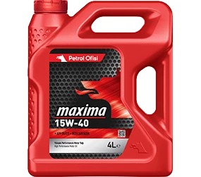 Petrol Ofisi Maxima 15W-40 Motor Yağı 4 Lt