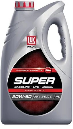 Lukoil Super 20W-50 Motor Yağı 4 Litre