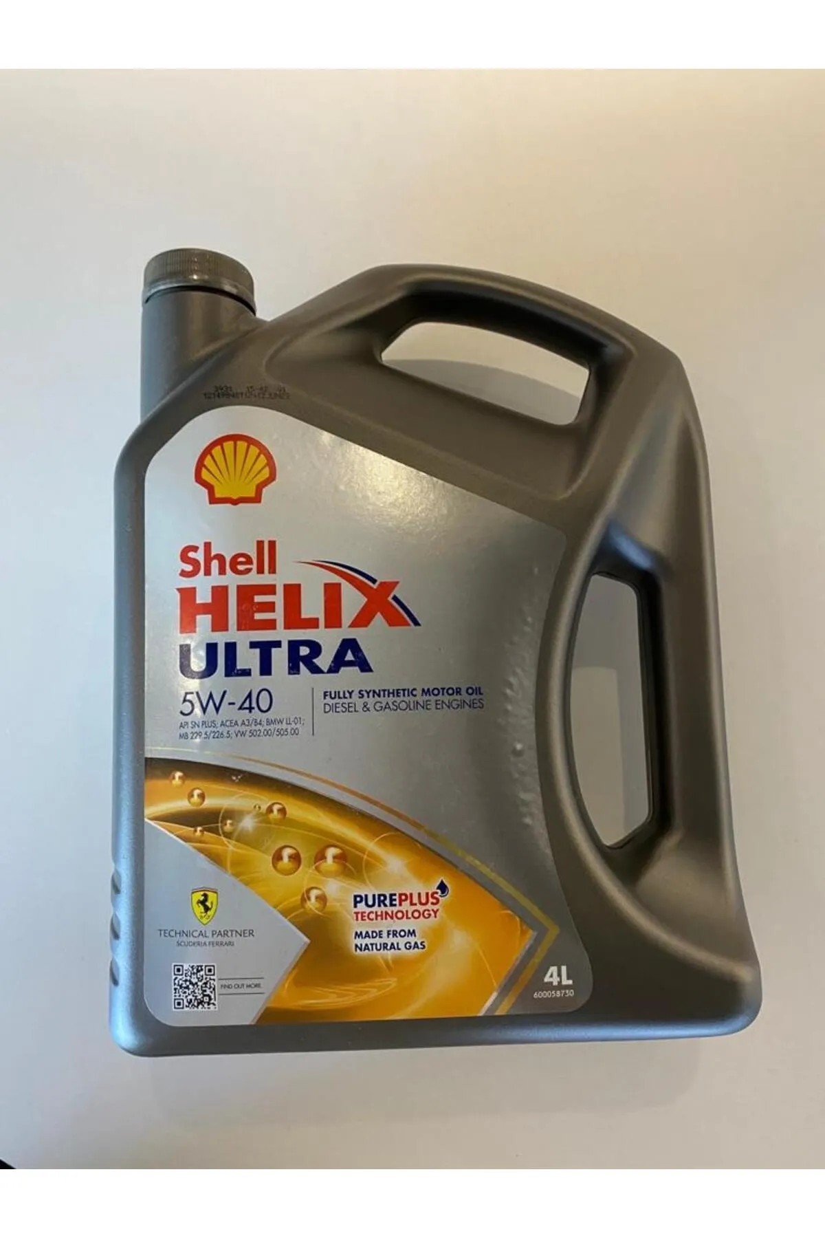 SHELL HELIX ULTRA 5W-40 4 LİTRE FULLY SYNTHETIC