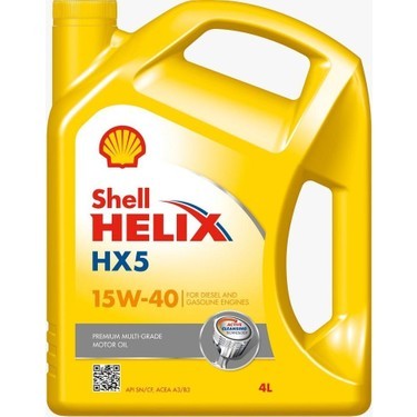 SHELL HELIX HX5 15W-40 4 LİTRE 