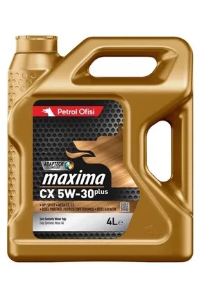 Petrol Ofisi Maxima Cx 5w-30 Motor Yağı 4 Litre Partiküllü Yağ 
