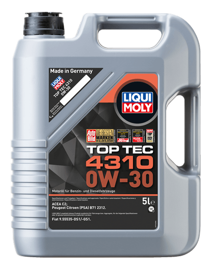 LIQUI MOLY 0W-30 TOP TEC 4310 5 LİTRE
