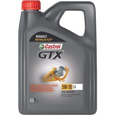 CASTROL GTX 5W30 4 LİTRE PARTİKÜLLÜ 