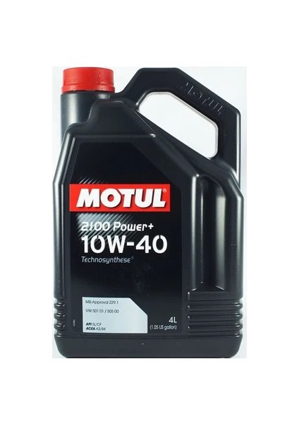 Motul 2100 Power+ 10W-40 4 Litre Motor Yağı