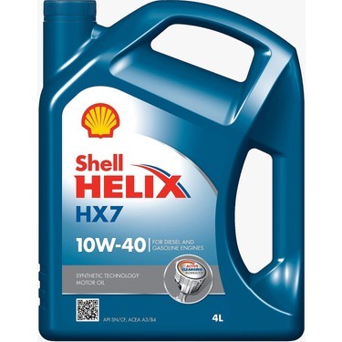 SHELL HELIX HX7 10W-40 4 LİTRE 