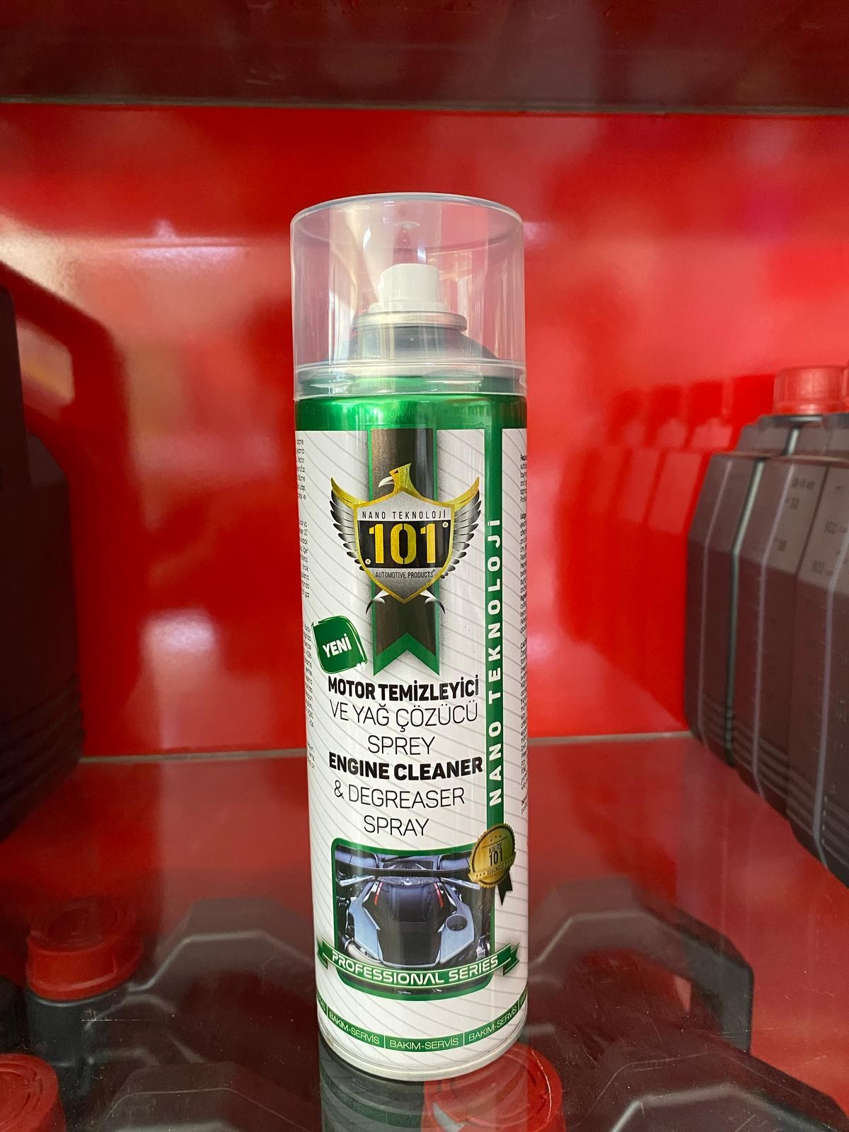 101 Motor temizleyici ve yağ çözücü sprey