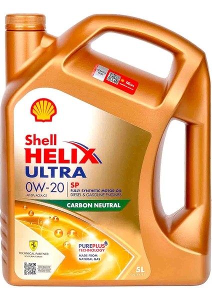 SHELL HELIX ULTRA 0W-20 SP 5 LİTRE