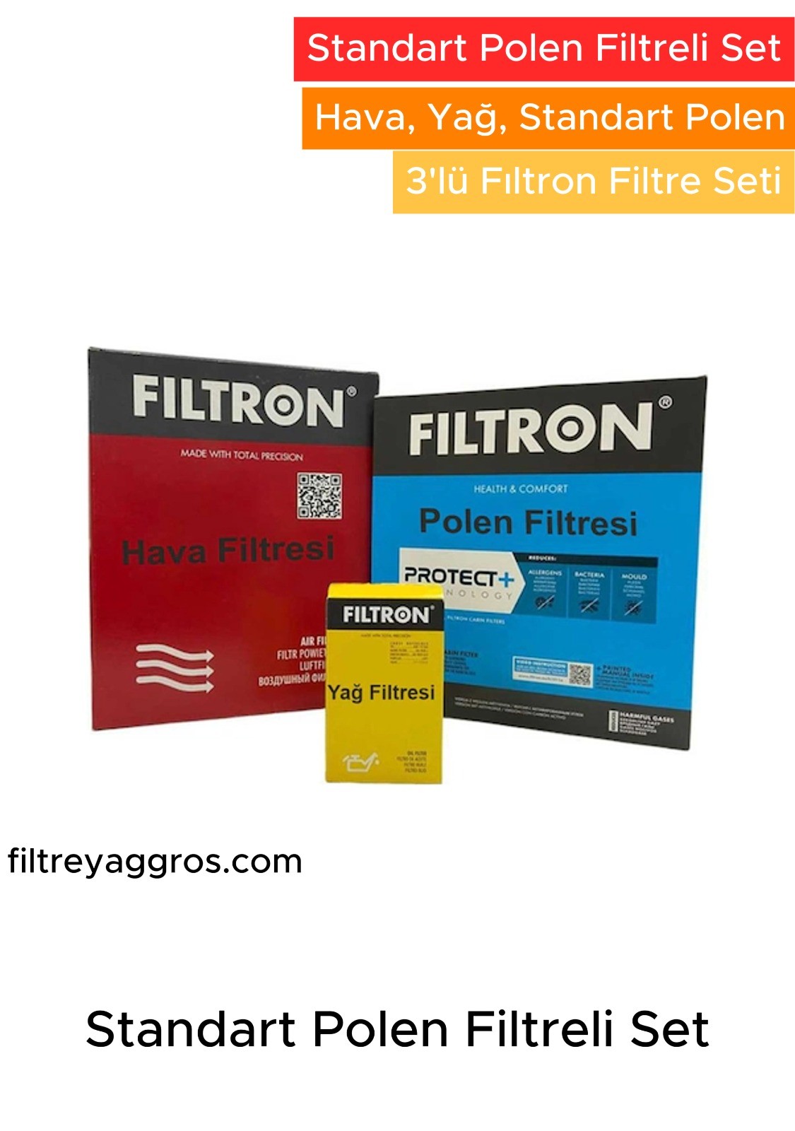 Audi A3 1.6 Mann Filtron Filtre Bakım Seti 2004-2012