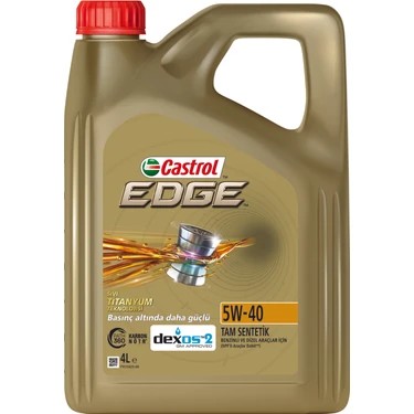 CASTROL EDGE 5W40 4 LİTRE