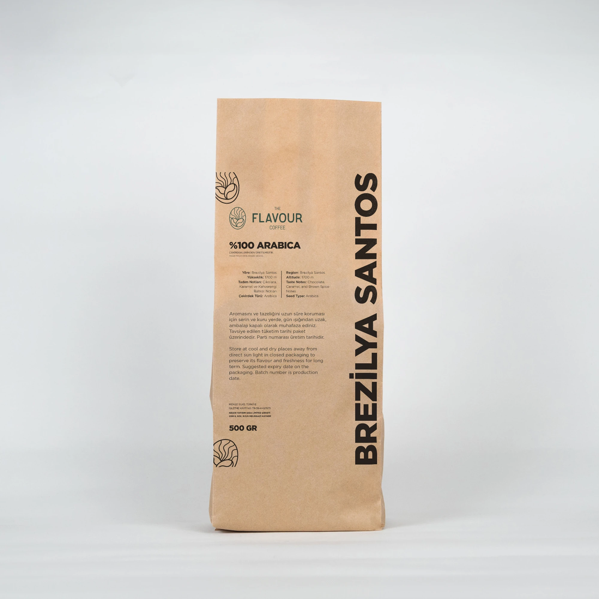 Brezilya Santos Filtre Kahve - 1000 gr