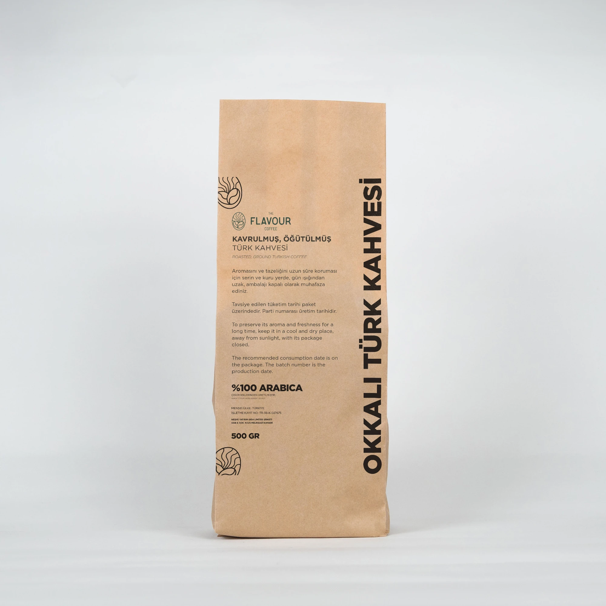 Okkalı Türk Kahvesi (Çifte Kavrulmuş) - 100 gr