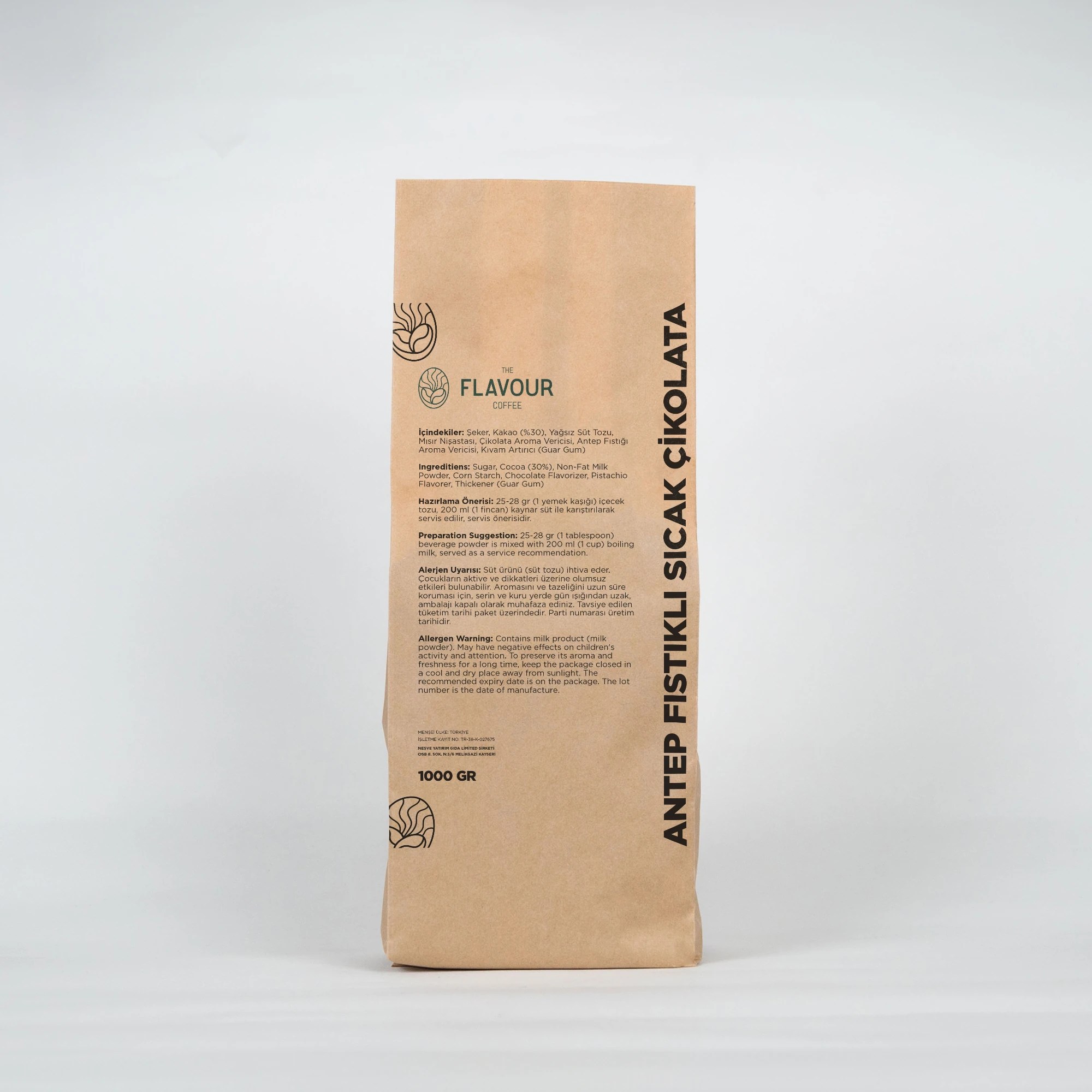 Antep Fıstıklı Sıcak Çikolata