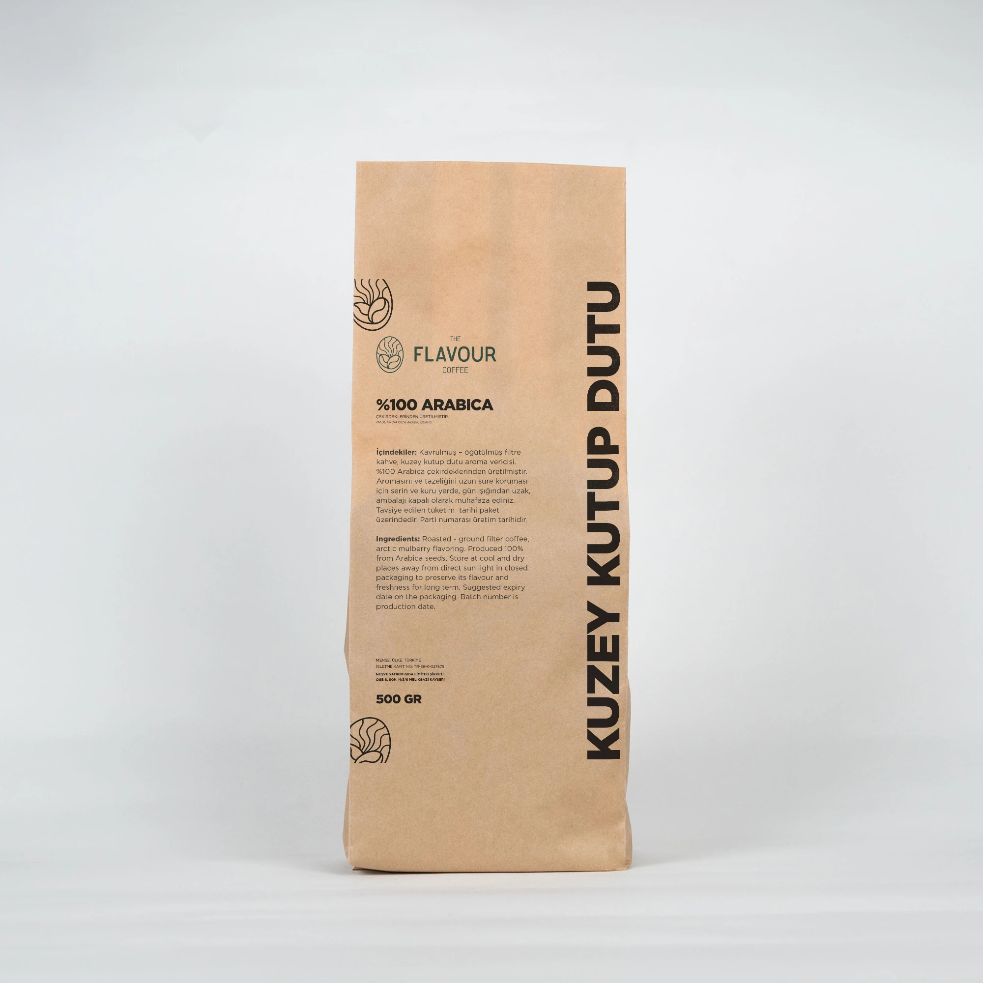 Kuzey Kutup Dutu Aromalı Filtre Kahve - 1000 gr