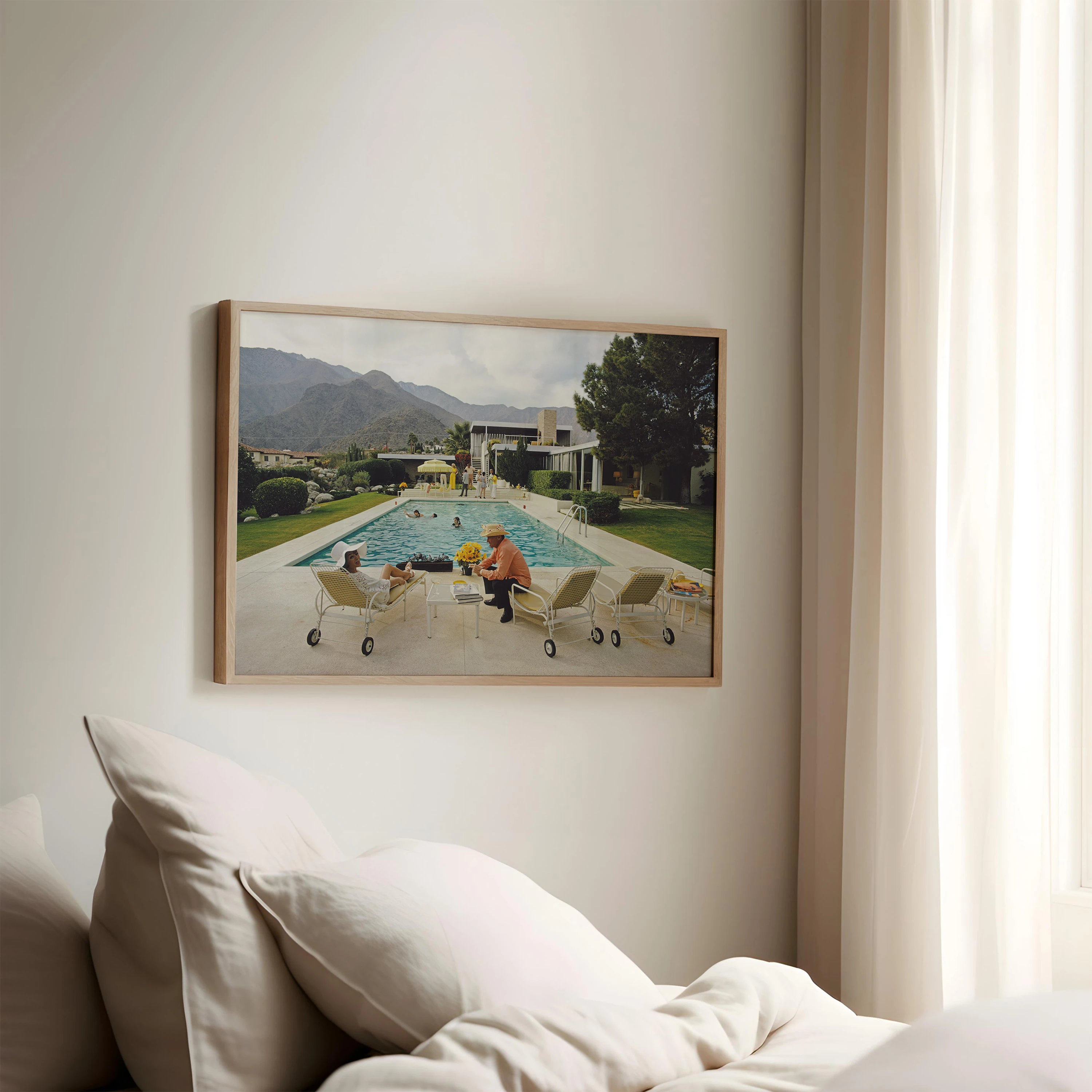 Poolside Interruption