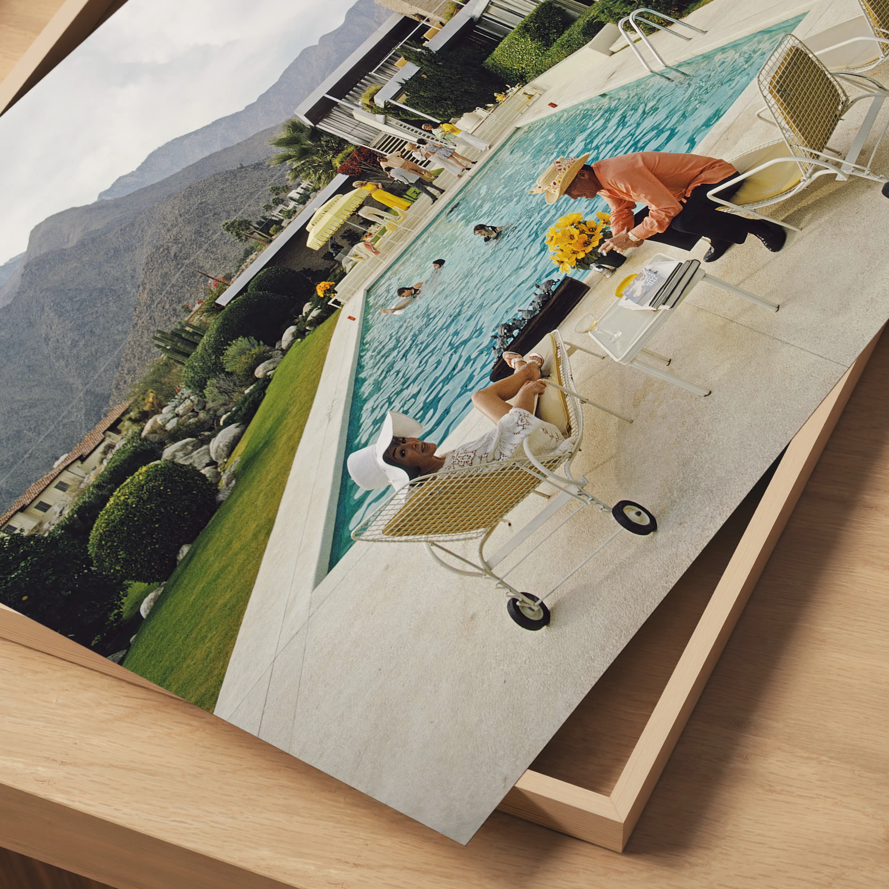 Poolside Interruption