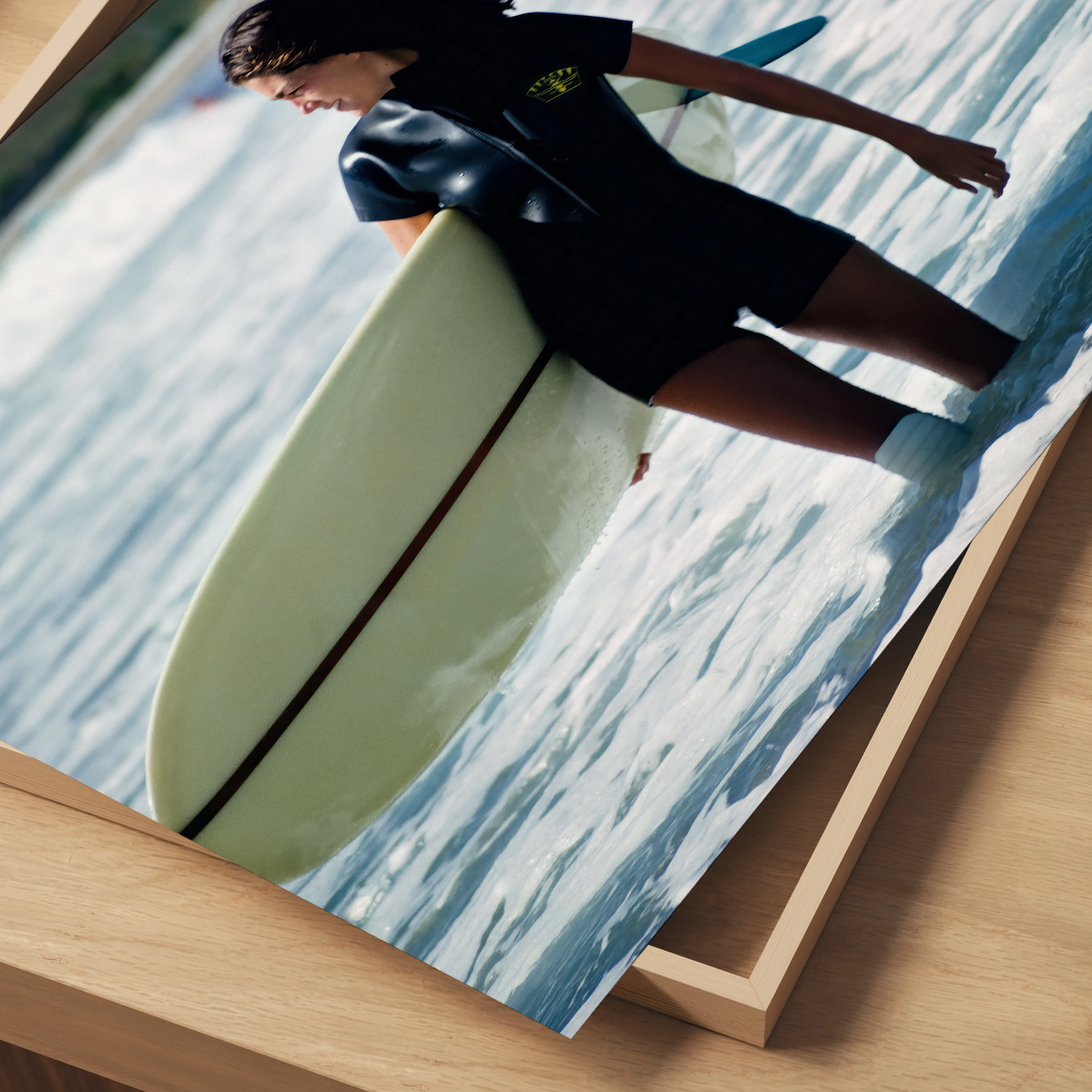 Minny Cushing Surfing