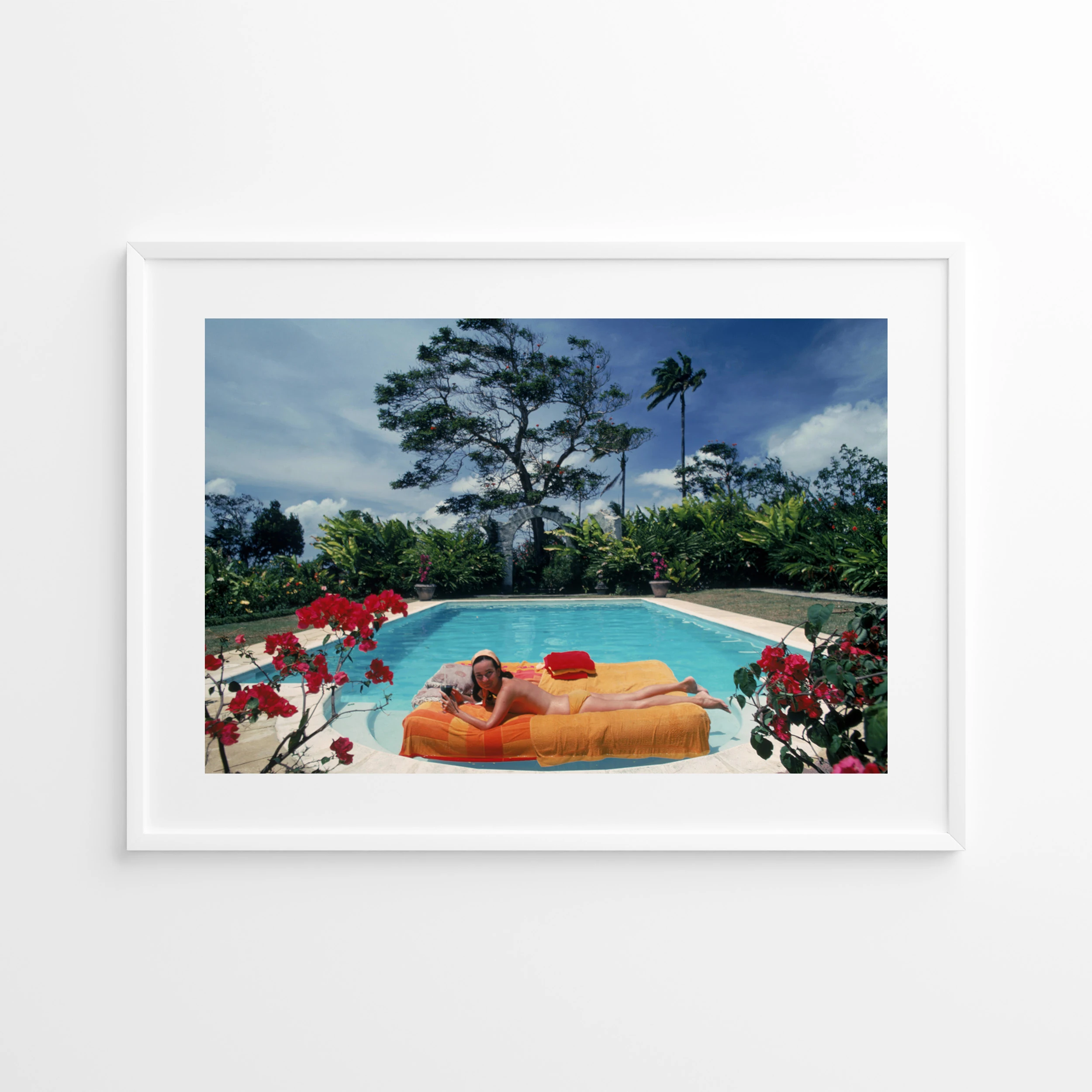 Sunbathing In Barbados