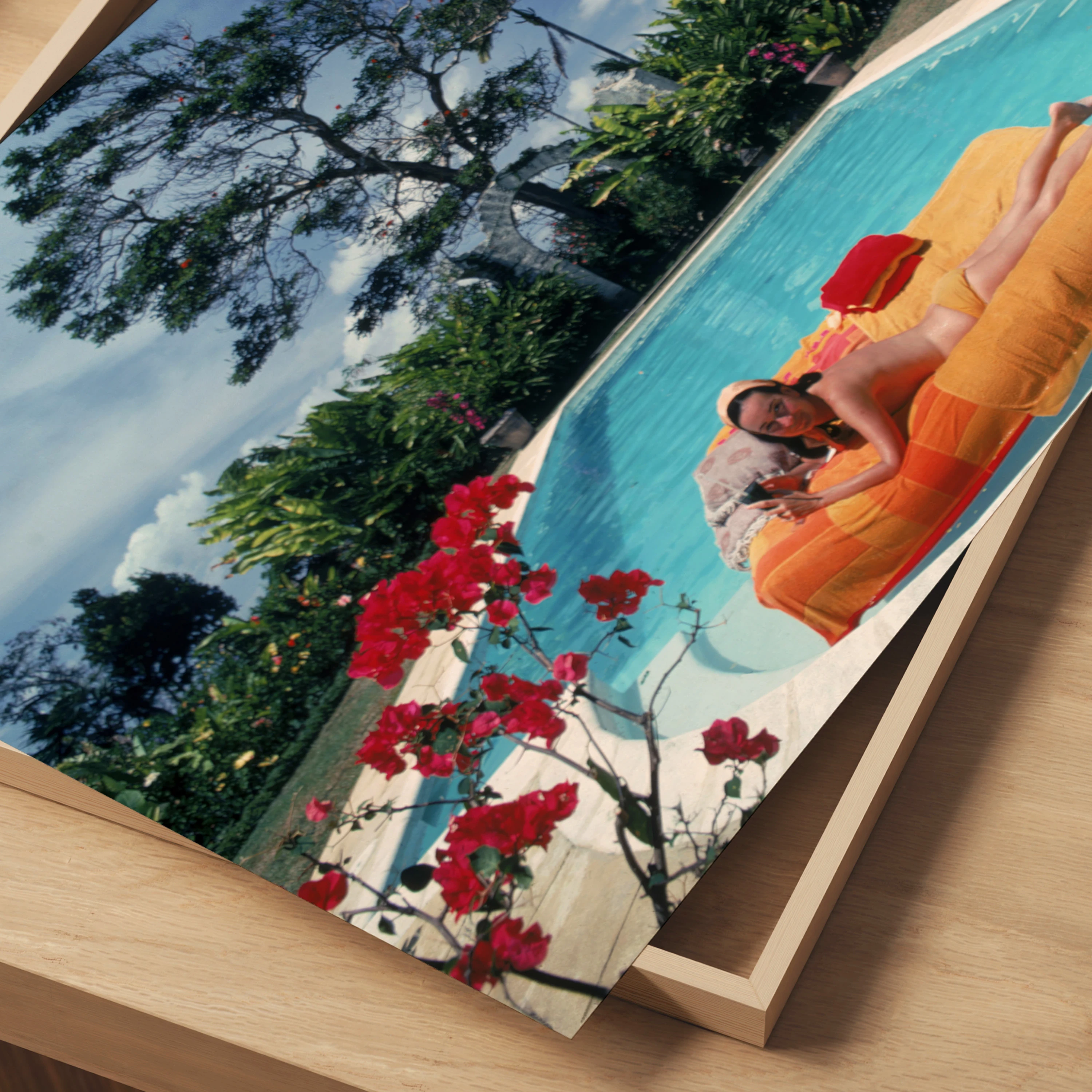 Sunbathing In Barbados